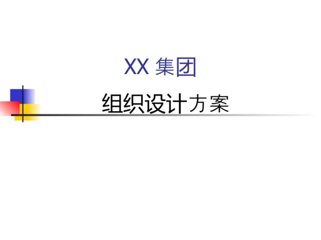 feisky.comxx集团组织设计方案