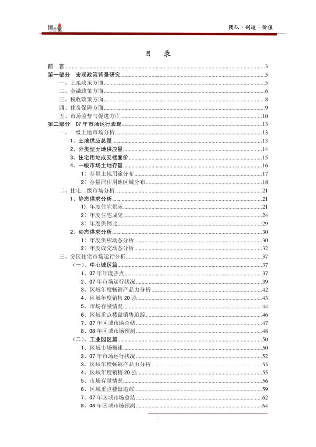 博思堂-苏州房地产市场总结报告（最终）113页-2007年