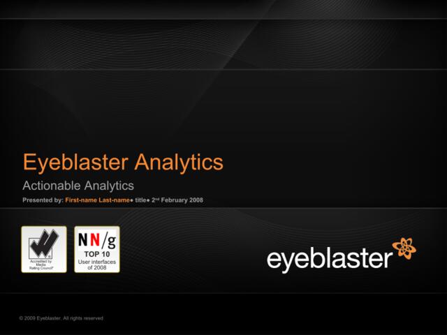 Eyebaster数字广告公司PPT实例欣赏