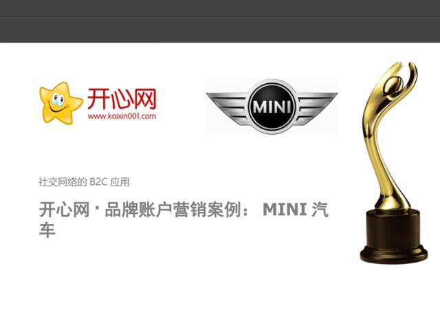 2010_MINI汽车品牌账户案例