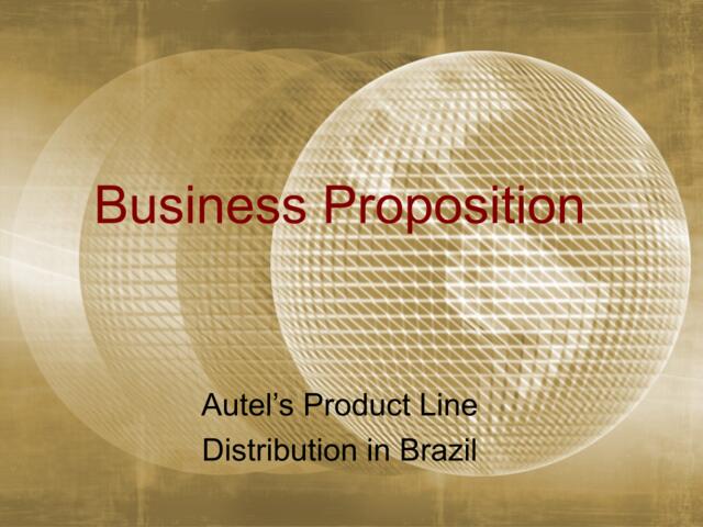 巴西市场商业计划书-英文