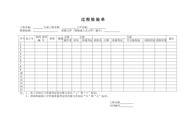 24-3钢结构施工管理规定表