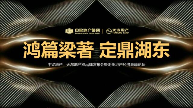 [营销星球]2018中梁天鸿双品牌发布会暨湖州地产经济高峰论坛策划案