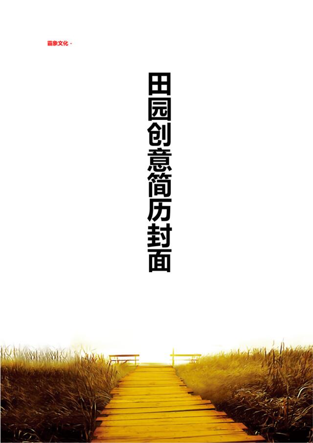亮亮图文-简历封面(314)