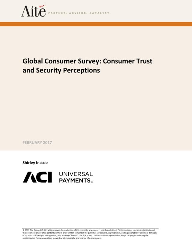 2017全球消费者调查之信任与安全报告