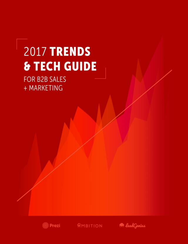 2017年B2B营销趋势和技术指南（英文版）