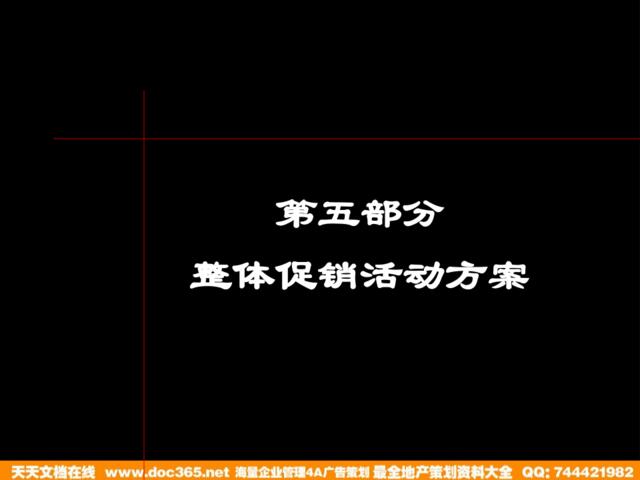 5整体促销活动方案