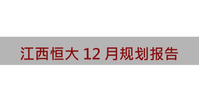 江西恒大月12规划报告12.1(2)