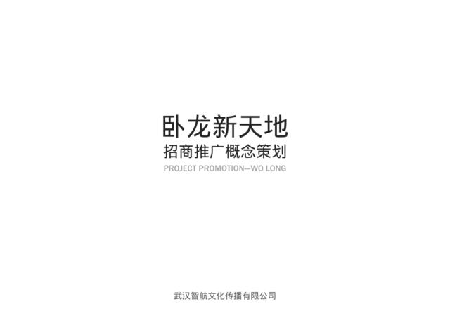2015年广东清远卧龙新天地招商推广策划方案