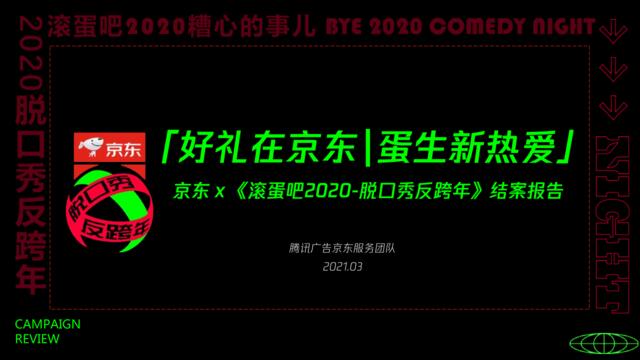 20210610-2021京东x《滚蛋吧2020-脱口秀反跨年》营销案