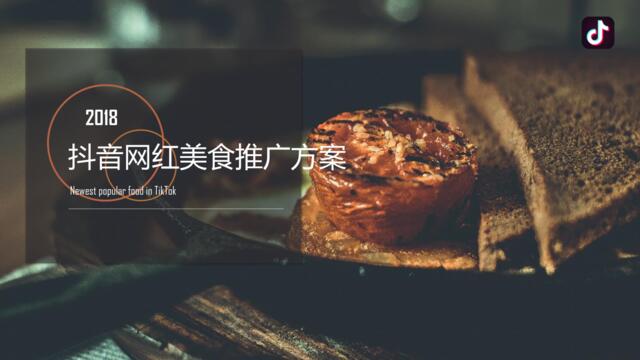 【白金会】20181107-2018抖音网红美食营销推广方案