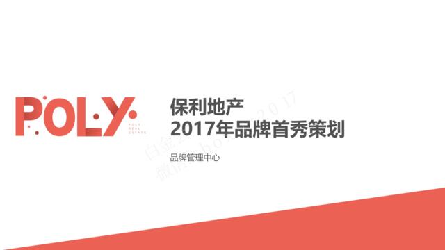 【白金会】20180417-2017年品牌首秀执行方案