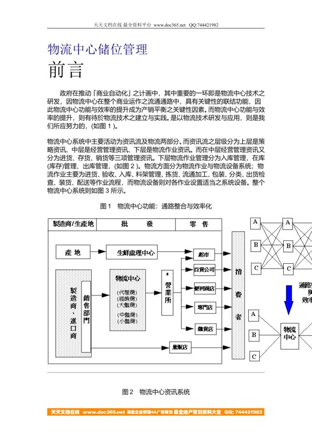 物流中心储位管理