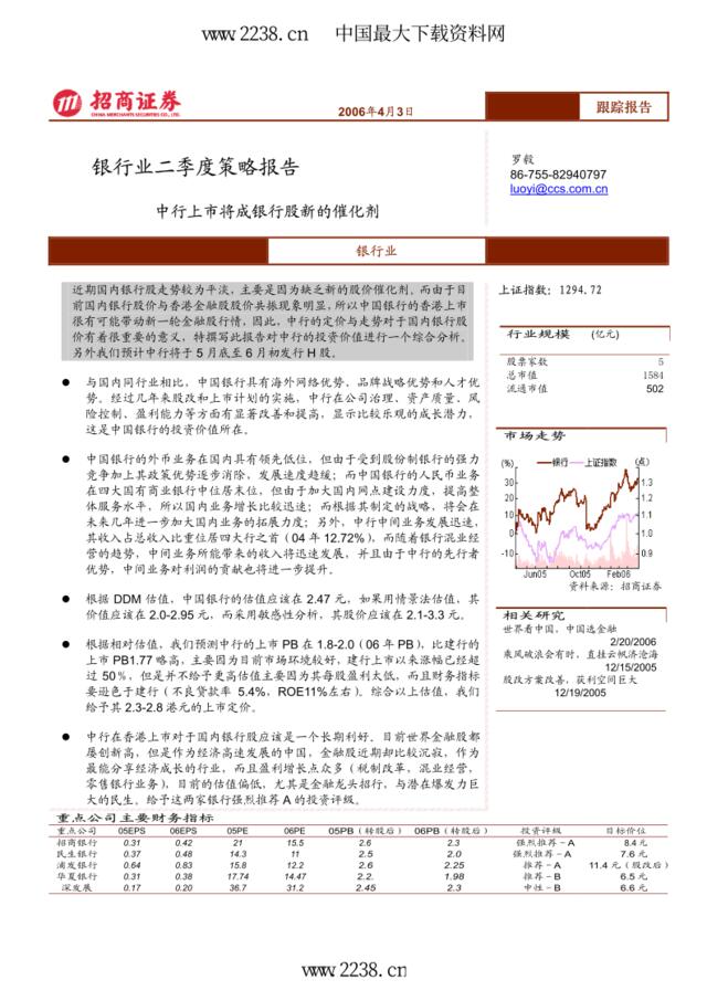 招商证券--银行业二季度策略报告(PDF15)