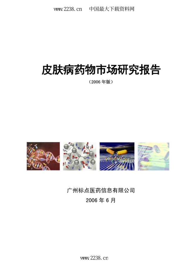 皮肤病药物市场研究报告(pdf66)