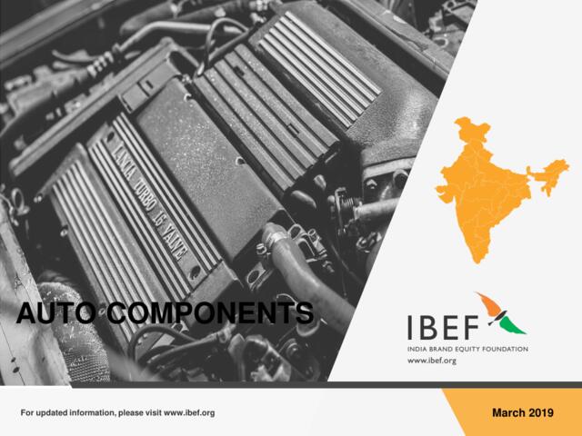 IBEF-印度汽车工业报告（2019年3月）（英文）-2019.3-33页