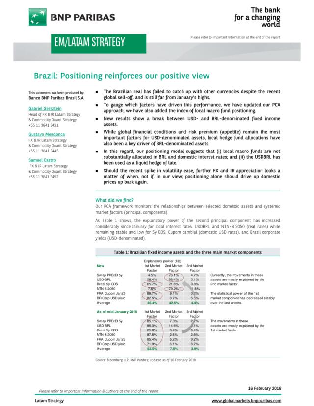 巴黎银行-新兴市场-宏观策略-巴西：定位强化了我们的积极观点-20180216-12页