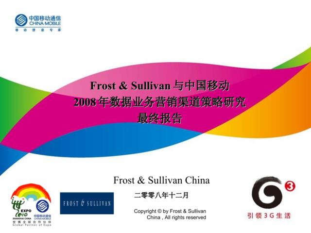 中国移动数据业务营销渠道策略研究-Frost_Suivan
