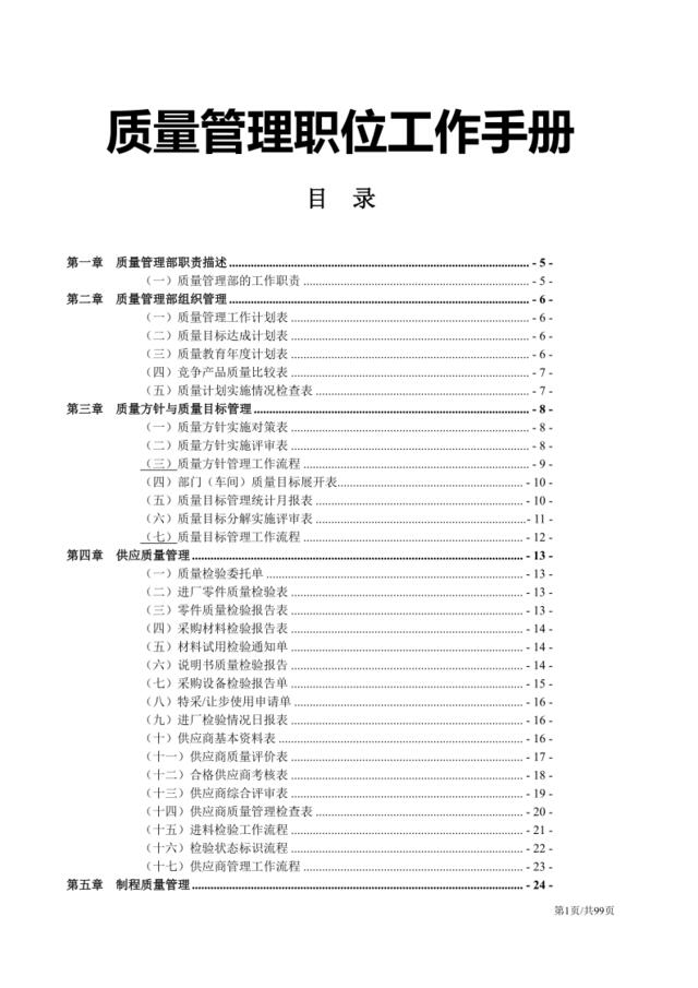 【0727】质量管理职位工作手册(5)